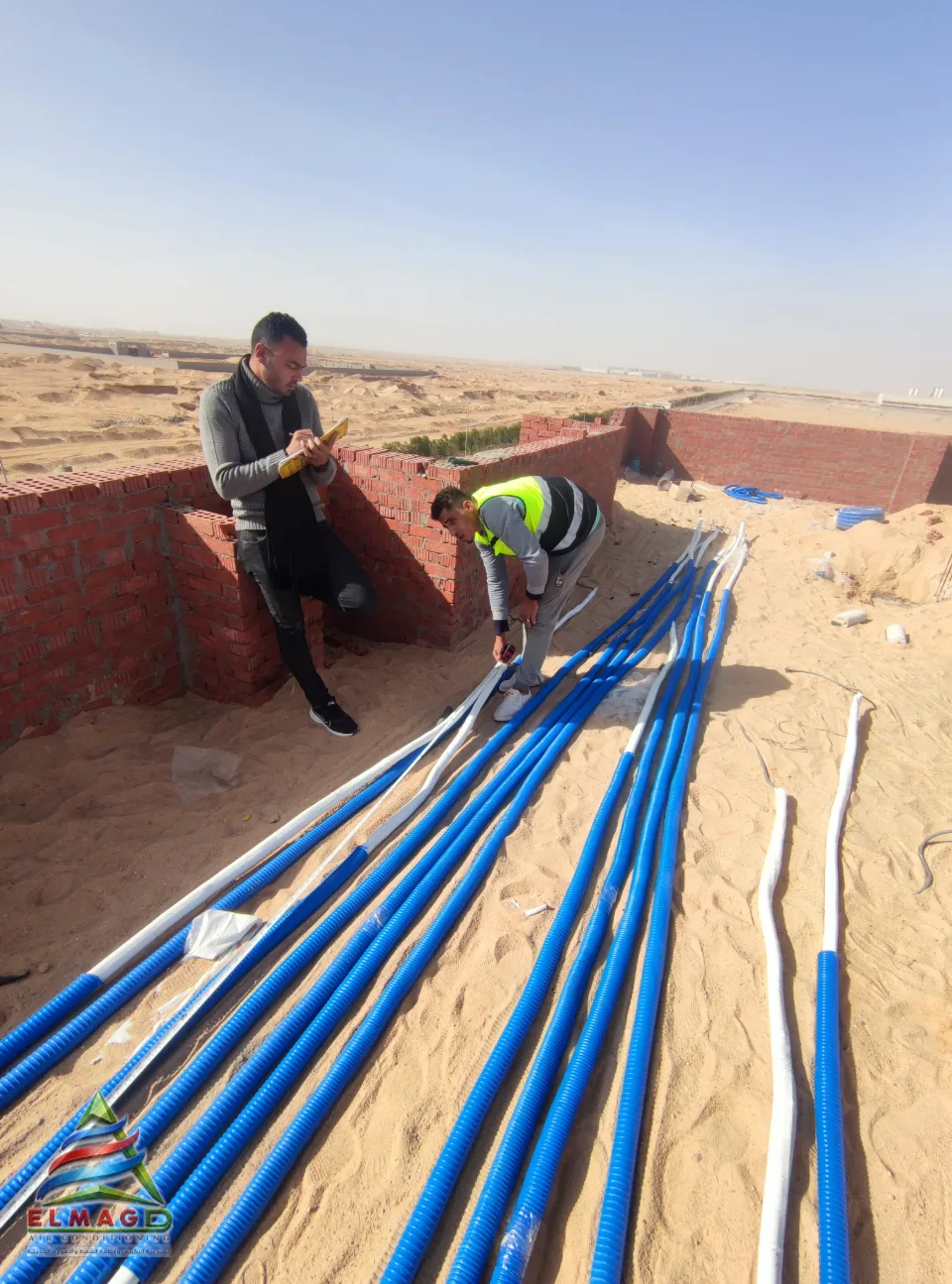 تأسيس وتجهيزات التكييف