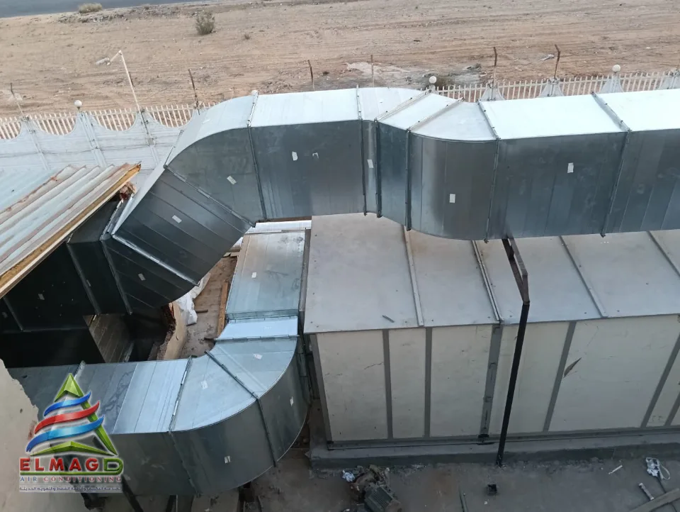 التكييف الكونسيلد ودكتات الصاج والعوازل