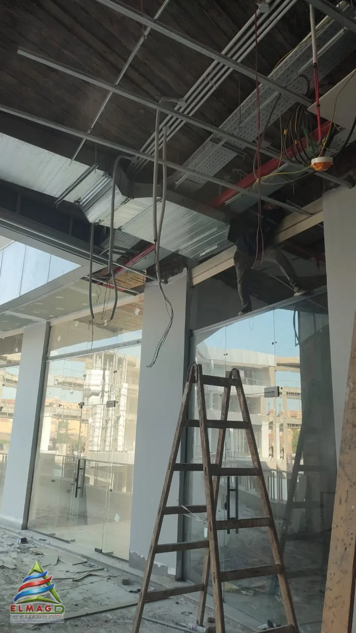 التكييف الكونسيلد ودكتات الصاج والعوازل