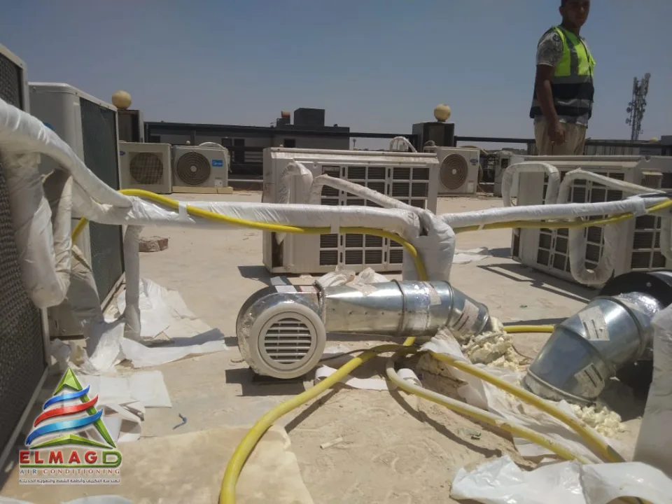 التكييف الكونسيلد ودكتات الصاج والعوازل